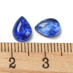 Synthetische blaue Wassermelonenstein-Glascabochons&nbsp;G-O175-22-27
