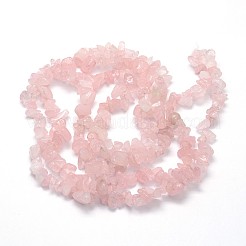 Chapelets de perles en quartz rose naturel&nbsp;LS-G-O049-B-36