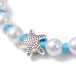 Armbänder aus ABS-Kunststoff mit Imitationsperlen&nbsp;BJEW-JB13064