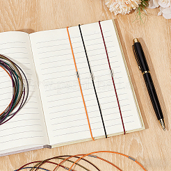 20 banda elástica redonda de nailon para cuaderno de 10 colores&nbsp;OCOR-GF0006-52