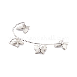 Orecchini a farfalla bling con piercing&nbsp;EJEW-I262-05C-P