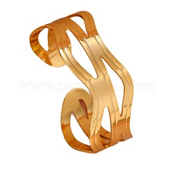 Braccialetti aperti in acciaio inossidabile 304 per donna&nbsp;WGFFA35-01