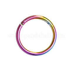 Boucles d'oreilles créoles en acier inoxydable chirurgical 316L pour cartilage&nbsp;WGB51CA-10