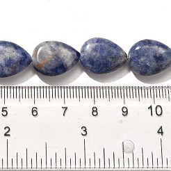Natürliche blaue Fleck Jaspis Perlen Stränge&nbsp;G-P561-B06-01