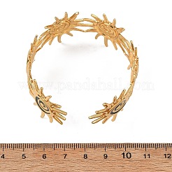 Brazaletes de acero inoxidable 304 con esmalte para mujer&nbsp;SA-B005-02G