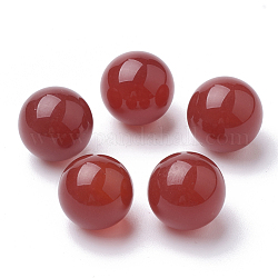 Agata naturale perle, sfera di pietre preziose, tondo, Senza Buco / undrilled, tinto, rosso, 10mm