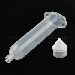 Пластиковые дозирующие шприцы, с поршнем, прозрачные, 129x45x30 мм, отверстие : 2 мм, поршень: 23x28 мм, емкость: 30 мл (1.02 жидких унции)