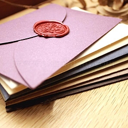 Бумажные конверты, конверт приглашения на свадьбу, конверт подарка diy, прямоугольник и джутовый шпагат, разноцветные, 15.4x10.5x0.06 см, 1~2 мм, около 25 м / рулон