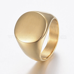 Revestimiento iónico (ip) 304 anillas de acero inoxidable, anillos de sello redondos planos, dorado, tamaño de 8~13, 18~23mm