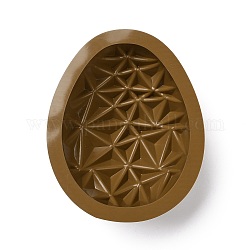 Stampi in silicone alimentare per uova a sorpresa di mezza Pasqua fai da te, stampi per fondente, stampi per colata di resina, per il cioccolato, caramella, fabbricazione artigianale in resina uv e resina epossidica, modello a triangolo, 183x148x63mm, diametro interno: 154x118mm