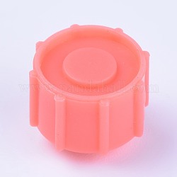 Bouchon en plastique, distribution d'embouts de seringue industriels, orange, 12~12.5x10mm