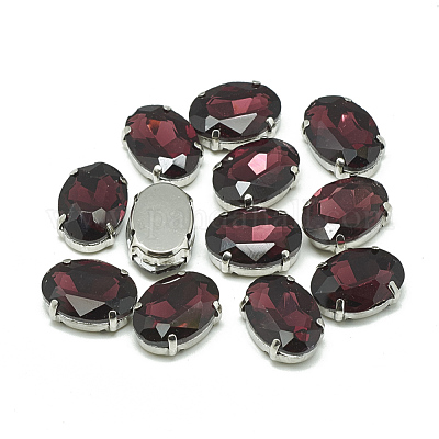Nähen auf Rhinestone&nbsp;RGLA-T091-13x18mm-18P-1
