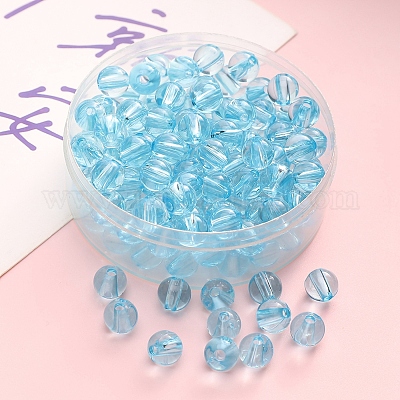 50 Stück transparente Acrylperlen&nbsp;PW-WG86E14-03-1