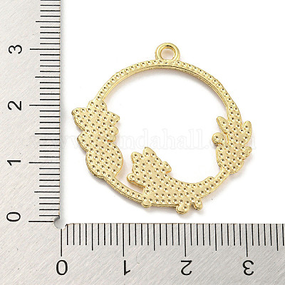 Pendentifs d'émail en alliage&nbsp;FIND-G064-22G-04-1