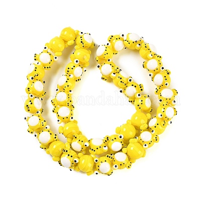 Chapelets de perles vernissées manuelles&nbsp;LAMP-P066-07D-1