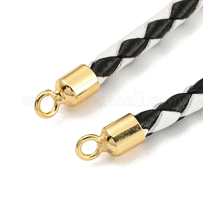 Wholesale Leather Braided Cord Link Bracelets 