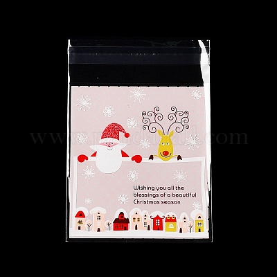 Wholesale Christmas Theme Plastic Bakeware Bag 