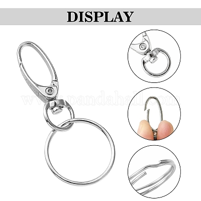 Wholesale 10Pcs Iron Swivel Snap Hooks Clasps 