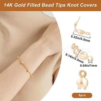 Distanziatore perla rotonda 4,8x2 mm, placcato oro flash su ottone