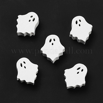 Halloween sprühlackierte Holzperlen&nbsp;X-WOOD-C002-01-1