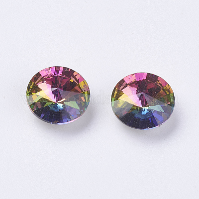 Verre k9 pointu en strass&nbsp;RGLA-E012-10mm-001VM-1