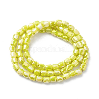 Chapelets de perles en verre électroplaqué&nbsp;EGLA-K015-08-1