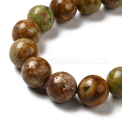 Natürliche gelbe Chrysokoll-Perlenstränge&nbsp;G-H298-A07-05-1