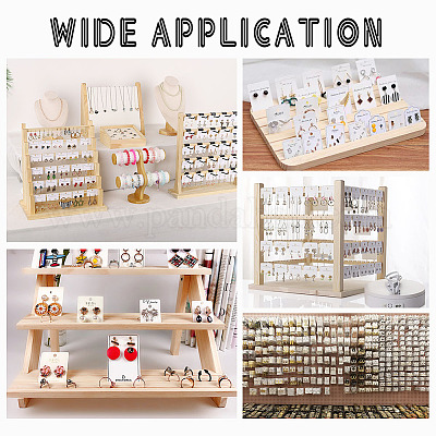 120Pcs Earring Cards Earring Display Cards Earring Card Holder For Earring  Display,Blank Paper Cards with 6 Holes,Jewelry Display Cards for