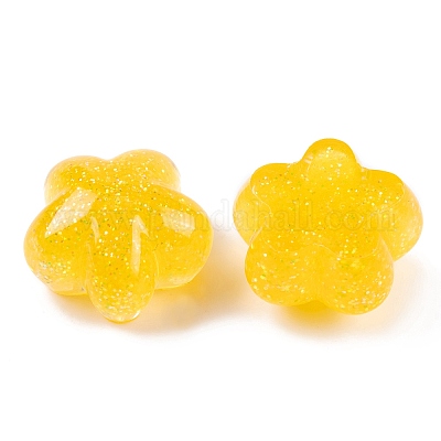 Cabochons décodés en résine époxy transparente&nbsp;CRES-P035-09B-1
