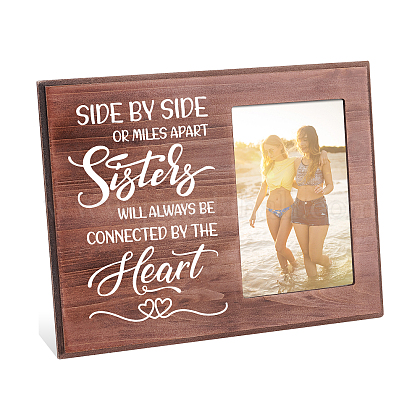 Shop FINGERINSPIRE Side By Side Or Miles Apart Sister Will Always Be ...