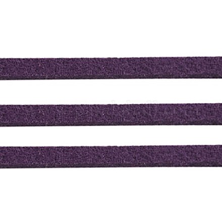 Замшевый шнур темно-фиолетового тона X-LW14191Y-1