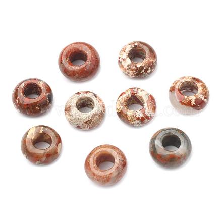 Perles de jaspe bréchiques naturelles G-G740-14x8mm-05-1