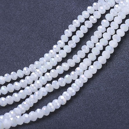 Chapelets de perles en verre électroplaqué X-EGLA-A034-J6mm-B07-1