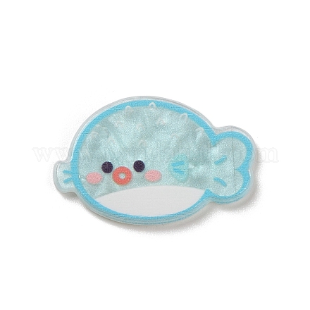 Cabochons en plastique acrylique OACR-R269-01B-1