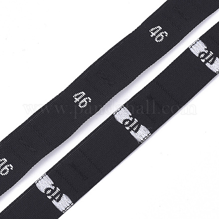 衣類サイズラベル（46)  服飾材料  サイズタグ  ブラック  12.5mm  約10000個/袋 OCOR-S120C-20-1