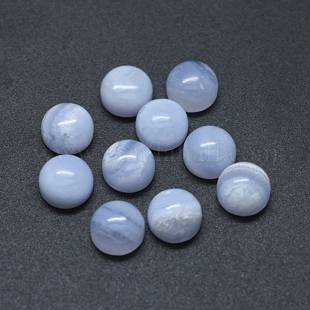 Dentelle bleue naturelle cabochons agate G-G795-06-01B-1