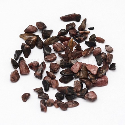 Natural Mahogany Obsidian Chip Beads G-M229-01-1