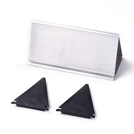 Espositore da tavolo triangolare in lega di alluminio ODIS-WH0005-54A-1
