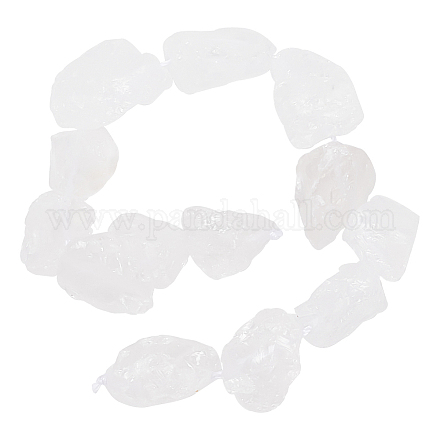 Hebras de cuentas de cristal de cuarzo natural en bruto crudo olycraft G-OC0003-73-1