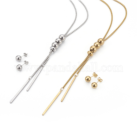 Kits de bijoux en 304 acier inoxydable SJEW-L138-01-1