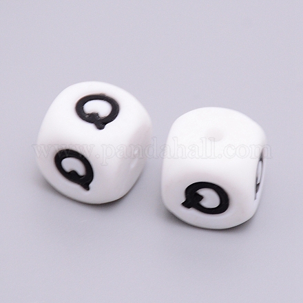 Silicone Beads SIL-WH0002-25B-Q-1