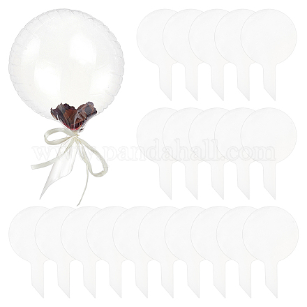 Круглые прозрачные шарики из ТПУ AJEW-WH0314-398D-1