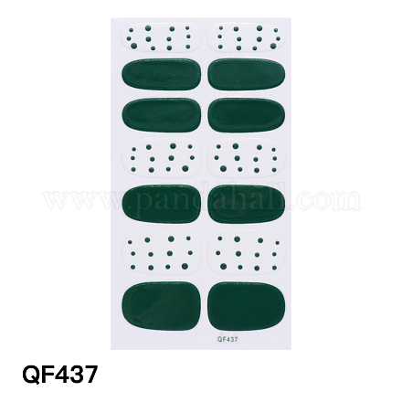 Full-Cover Wraps Nail Polish Stickers MRMJ-Q063-QF437-1
