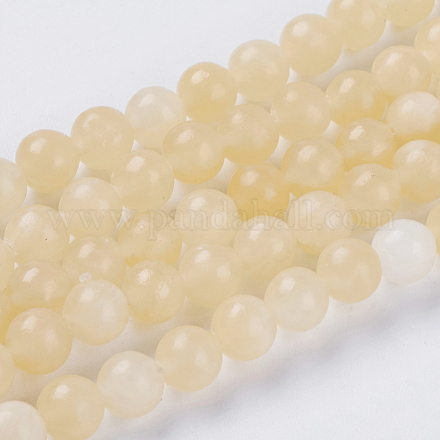 Topazio naturale perle di giada fili X-G-G515-10mm-03B-1