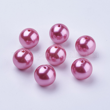 Imitated Pearl Acrylic Beads PACR-22D-55-1