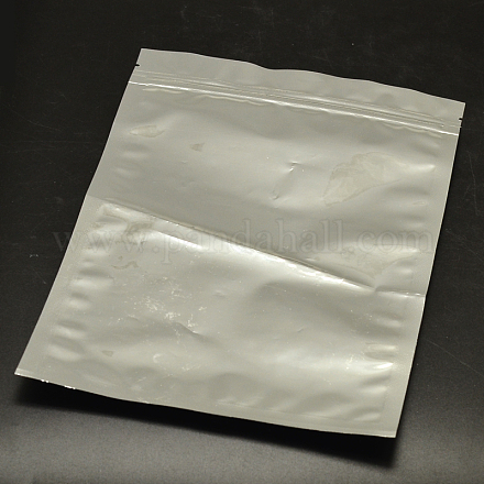 Sacs de serrure de fermeture éclair de PVC de papier d'aluminium OPP-L001-01-7x13cm-1