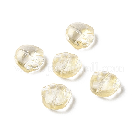 Perles de verre peintes par pulvérisation transparent GLAA-I050-12L-1