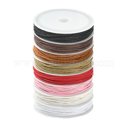 8 rollo de hilos de algodón encerado de 8 colores YC-YW0001-04-1
