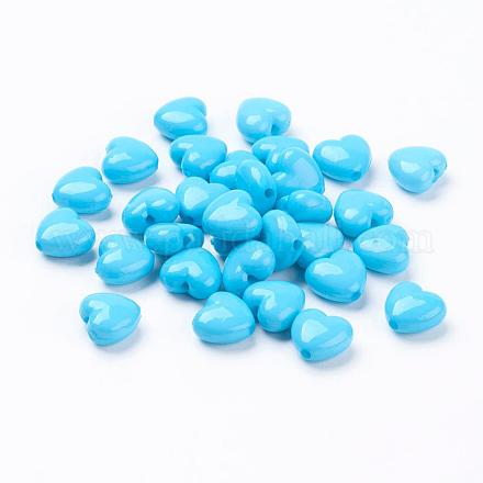 Opaque Acrylic Beads X-SACR-10X11-1-1