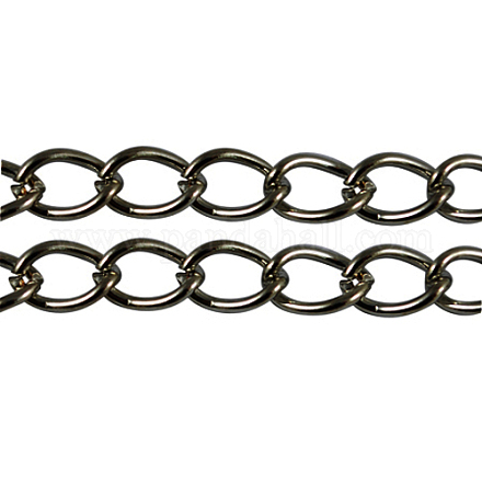Soldered Iron Curb Chains CH-R082-01B-1
